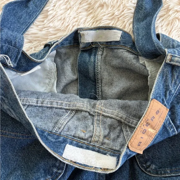 Denim Bubble Shoulder Bag - Blue - Picture 7 of 8